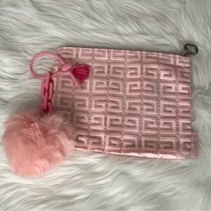 Givenchy beauty pouch in pink with free key charm